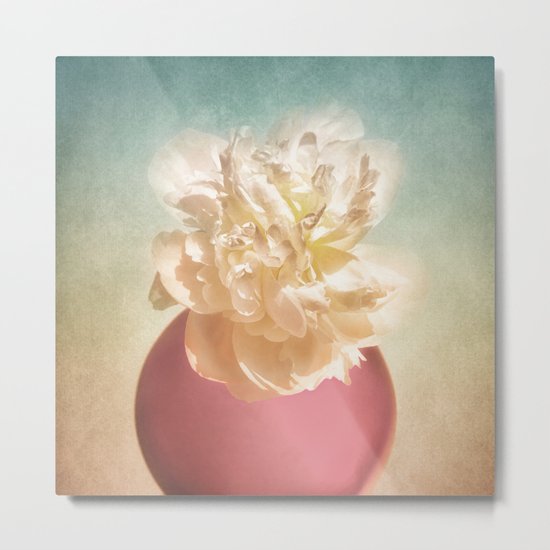 WHITE ELEGANCE II Metal Print