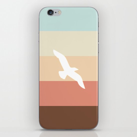 Out At Sea Series - Sun, Sand and Seagulls iPhone & iPod Skin
