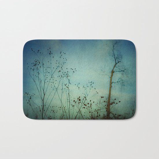 Fleeting Moment - Blue Shades Bath Mat