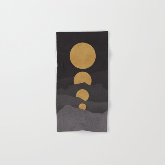 Rise of the golden moon Hand & Bath Towel