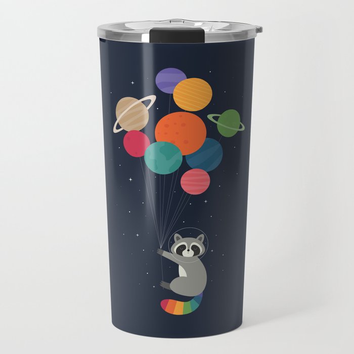 Space Raccoon Travel Mug