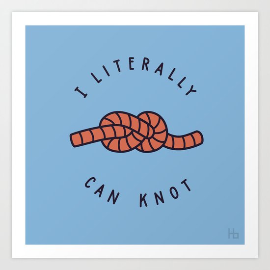 Can Knot Art Print
