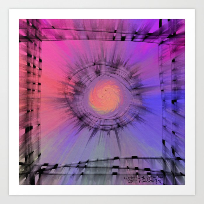 Nucleus-of-Optimism Art Print