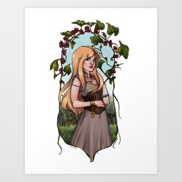 Witch of the Woods Art Print