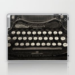 Old Typewriter Keyboard Laptop Skin