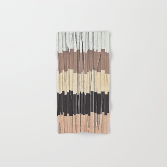 Shredded Stripes Abstract Hand & Bath Towel