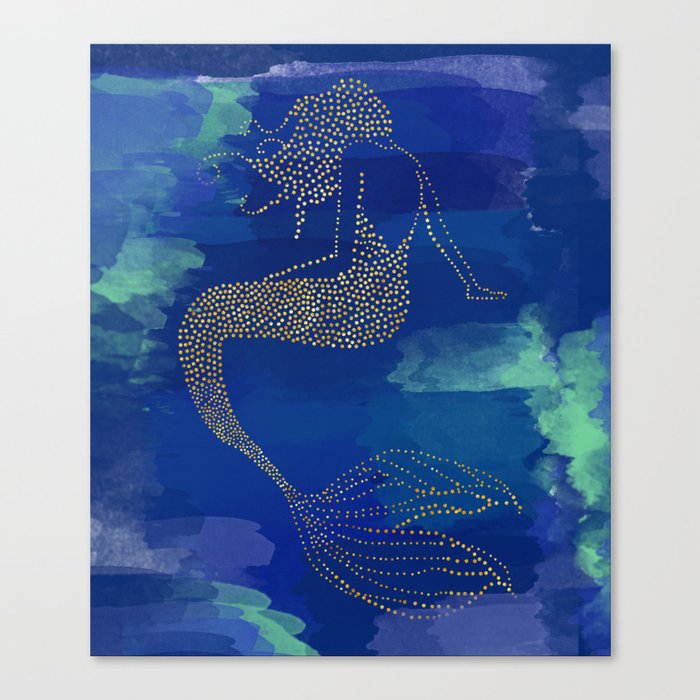 Mermaid/ Aquarius Zodiac Canvas Print