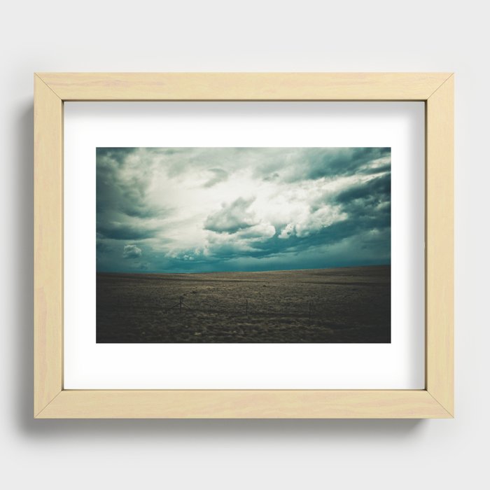 Montana Sky Recessed Framed Print