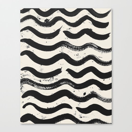 ONE / Cream Canvas Print