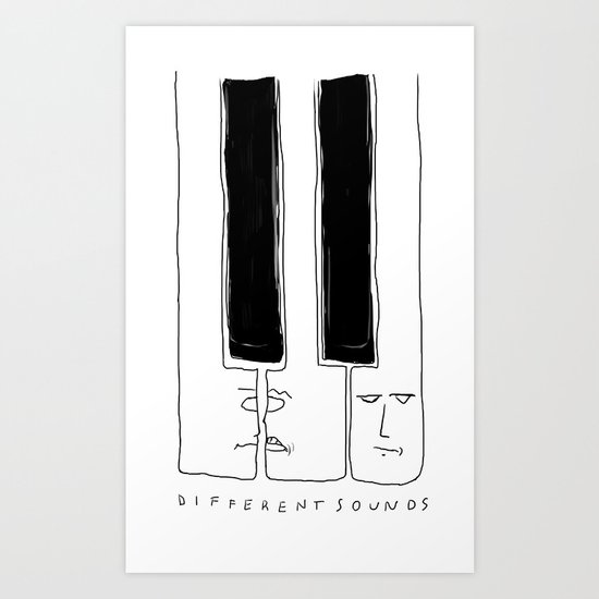 Note Argue Art Print