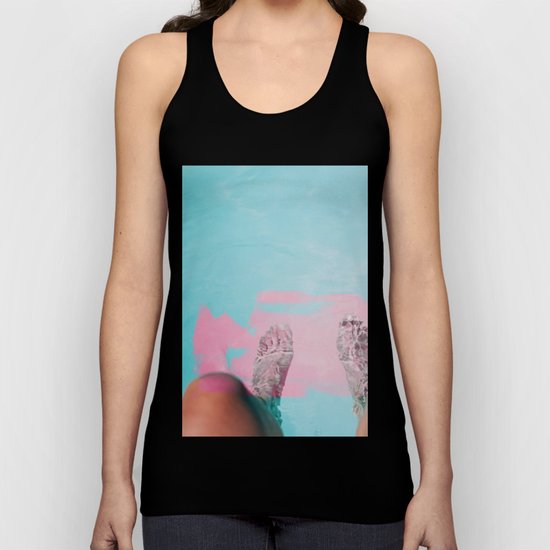 Both Feet In #society6 #buyart Unisex Tank Top