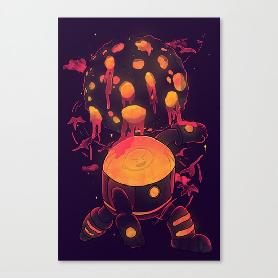 Super Heroic Pose Canvas Print