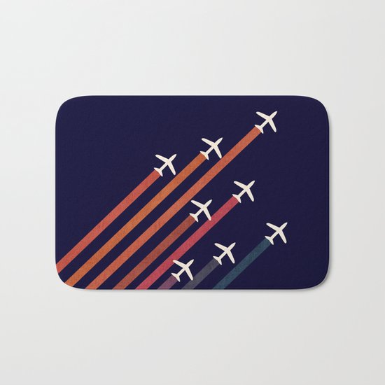 Aerial acrobat Bath Mat