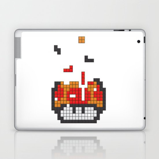 Super Mario Mushroom Tetris Laptop & iPad Skin