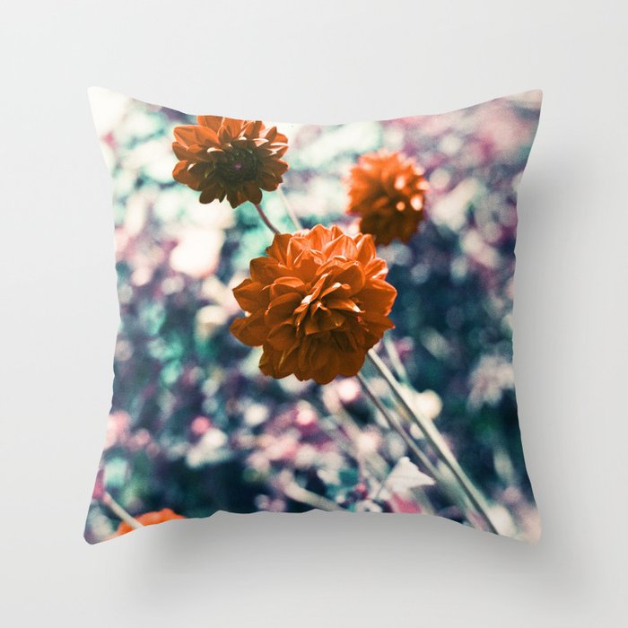 an angel's kiss in spring Throw Pillow