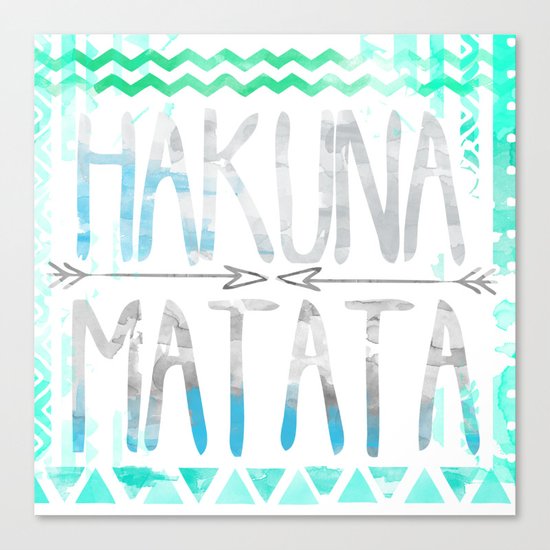 Hakuna Matata Canvas Print
