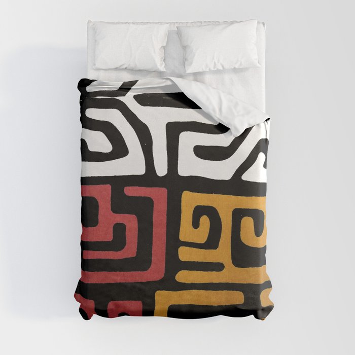 African Mudcloth Duvet Cover