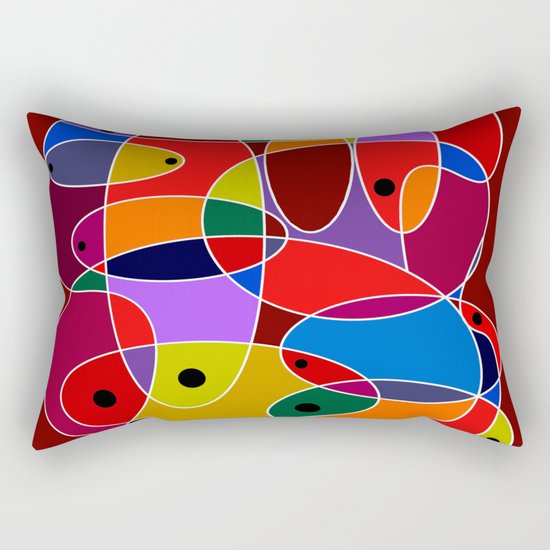 Abstract #77 Rectangular Pillow