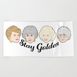 The Golden Girls - Stay Golden Beach Towel