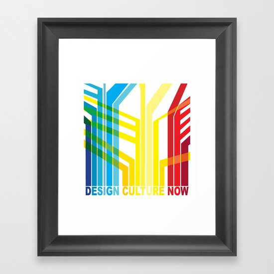 Design Culture Framed Art Print