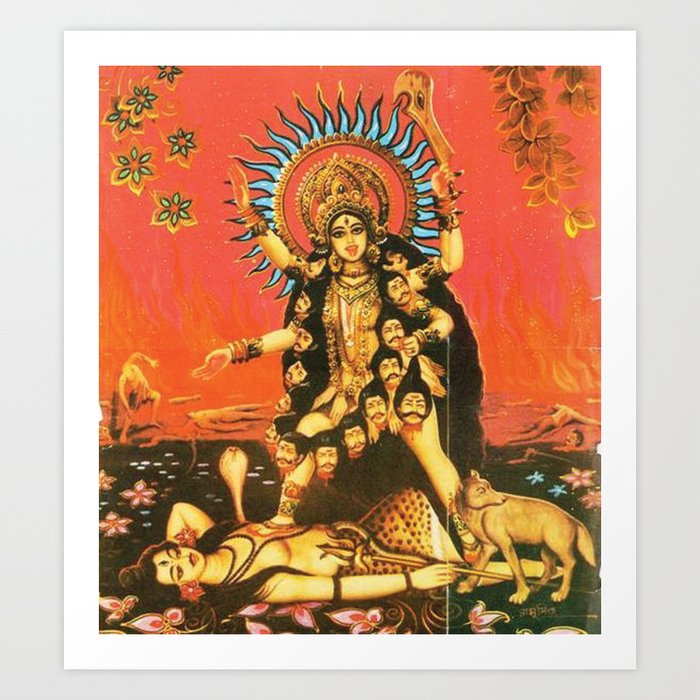 Hindu - Kali 5 Art Print
