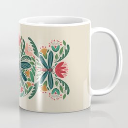 Dragonfly Folk Design Coffee Mug