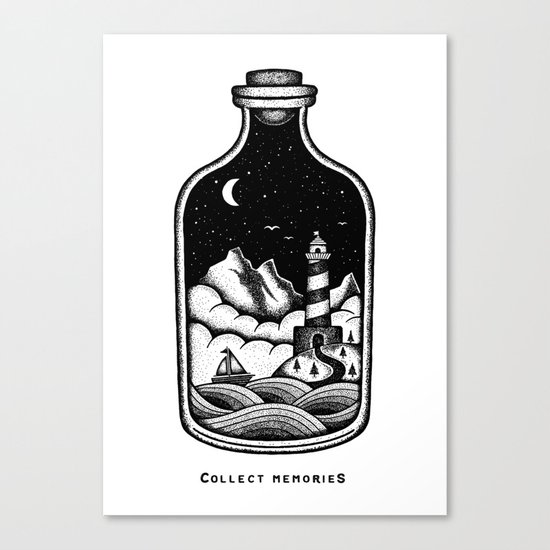 COLLECT MEMORIES Canvas Print