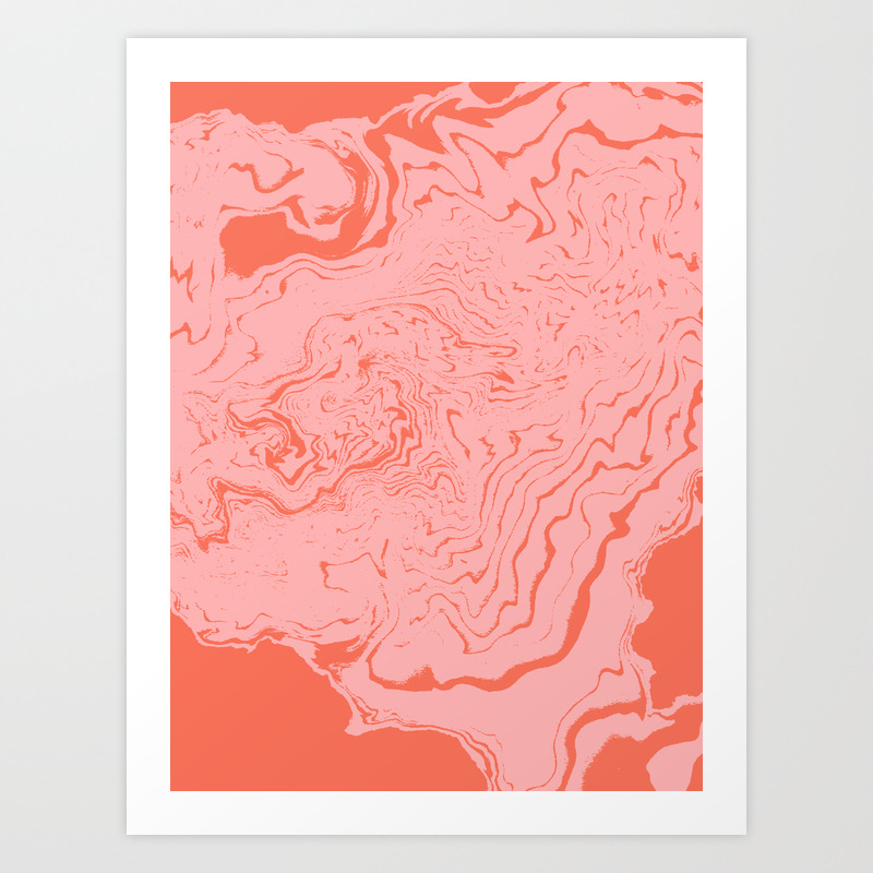 Dashin Spilled Ink Abstract Painting Swirl Marble Marbling