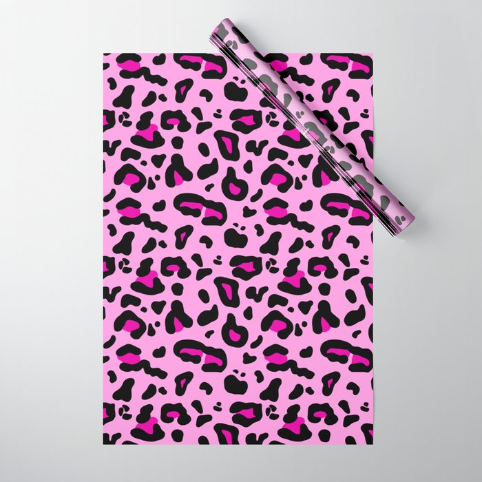 Pink Cheetah Wrapping Paper