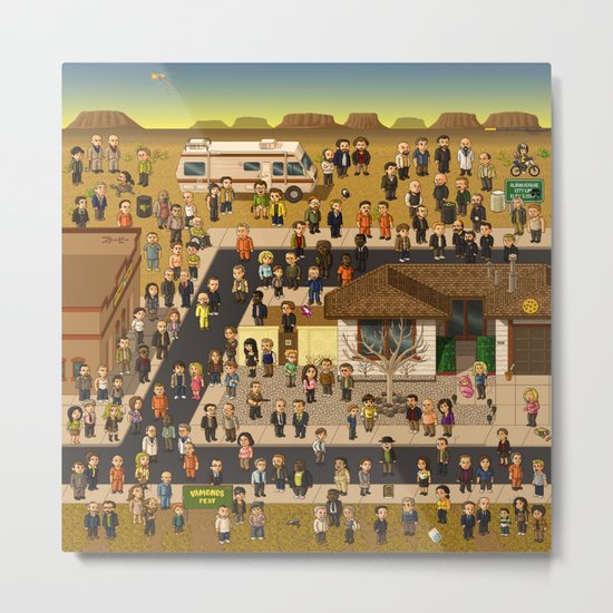 Super Breaking Bad Metal Print
