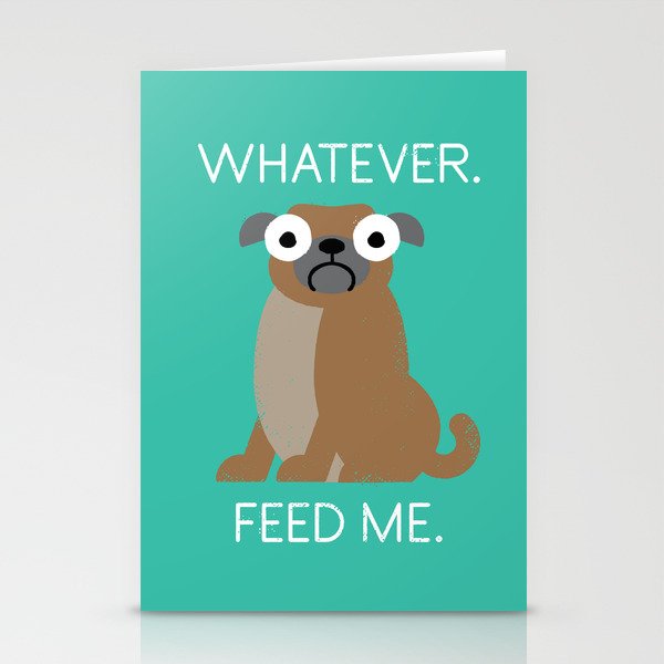 The Pugly Truth Stationery Cards