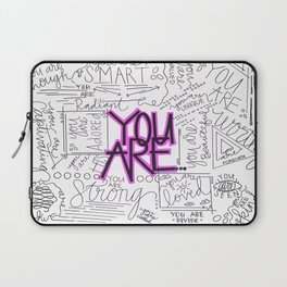 You Are - Fuchsia Laptop Sleeve