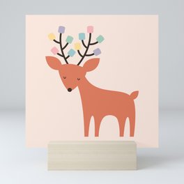 Deer Marshmallow Mini Art Print