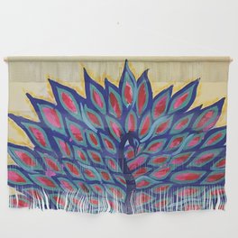 colorful peacock Wall Hanging