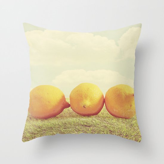 Lemongrass Throw Pillow