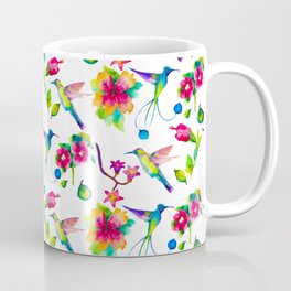 Spring, flowers and colibry Coffee Mug