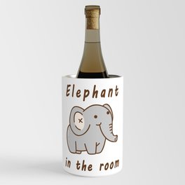 Elephant in The Room - Kawaii Animal Wine Chiller