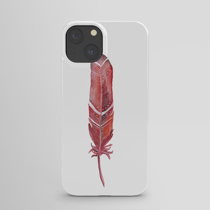 Red Feather iPhone Case