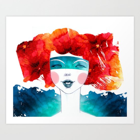The Leaf Art Print