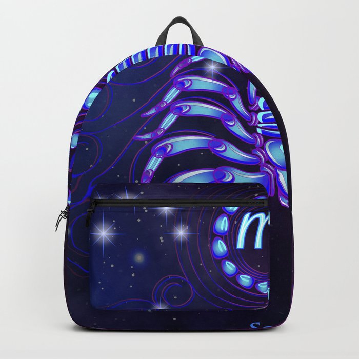 Zodiac neon signs — Scorpio Backpack