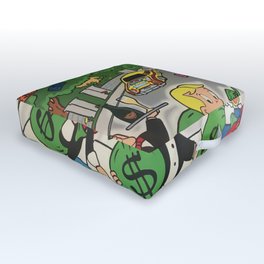Mr Monopoly Richie Rich Scrooge McDuck Walking Outdoor Floor Cushion