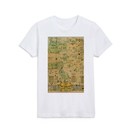 Vintage San Francisco Map Kids T Shirt