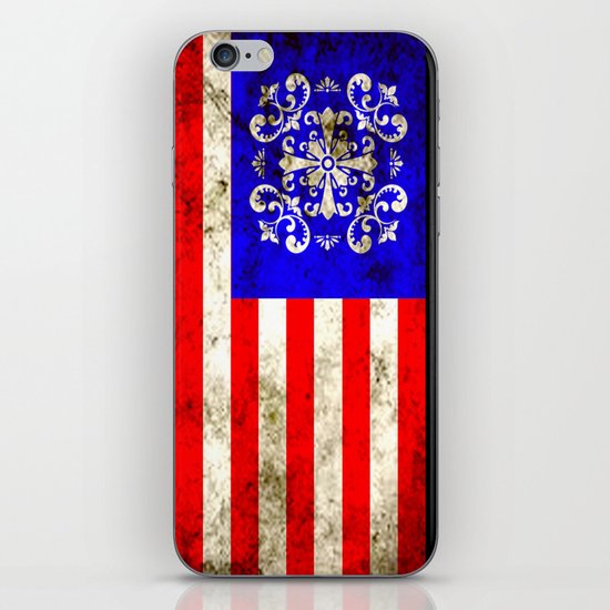 An American flag iPhone & iPod Skin
