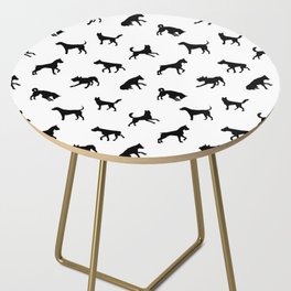 Puppies,dogs,pattern,animals,Scandinavian style  Side Table