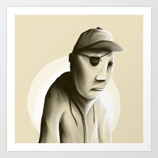 Pirate of the new century Art Print