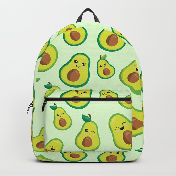 Cute Avocado Pattern Backpack by Cuteness | Society6