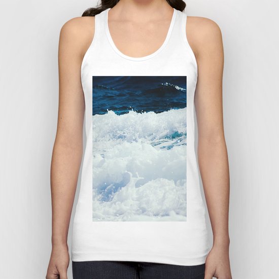 Ocean Waves Unisex Tank Top