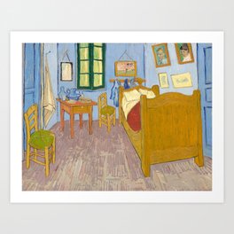 The Bedroom in Arles by Vincent van Gogh, 1888 Art Print