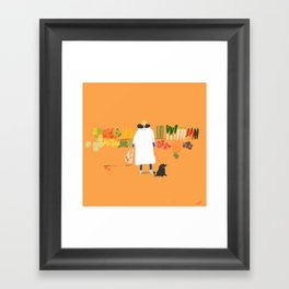 Clementine Season Framed Art Print