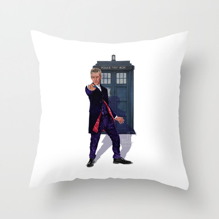 12th Doctor Throw Pillow